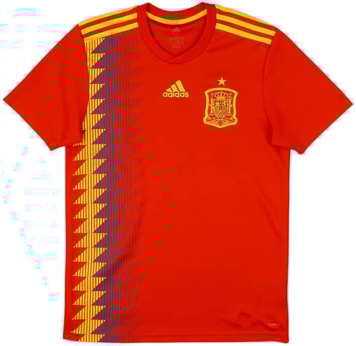 2018-19 Spain Home Shirt - 9/10 - (S)