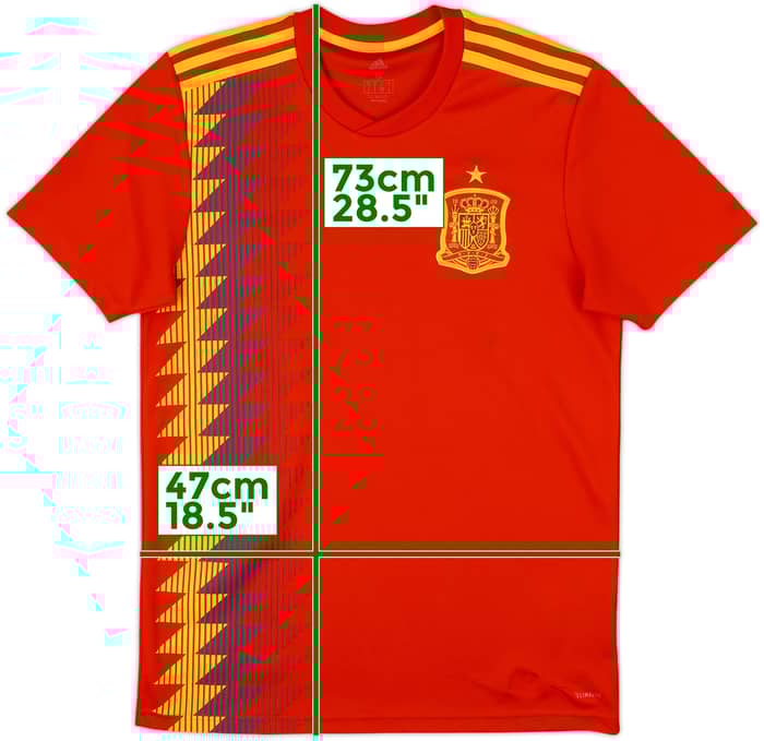 2018-19 Spain Home Shirt - 9/10 - (S)