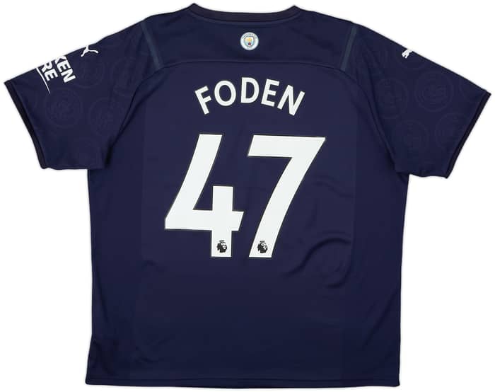 2021-22 Manchester City Third Shirt Foden #47 - 10/10 - (XL)