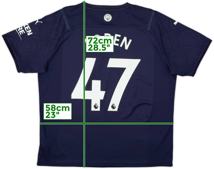 2021-22 Manchester City Third Shirt Foden #47 - 10/10 - (XL)