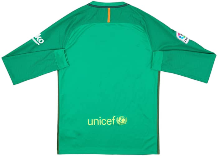 2016-17 Barcelona GK Shirt - 8/10 - (M)