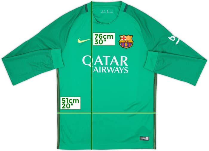 2016-17 Barcelona GK Shirt - 8/10 - (M)