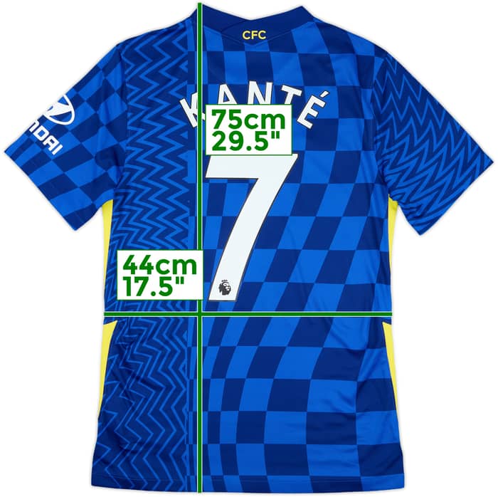 2021-22 Chelsea Home Shirt Kante #7 - 10/10 - (S)