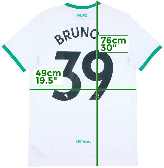 2022-23 Newcastle Third Shirt Bruno G. #39 - 9/10 - (M)