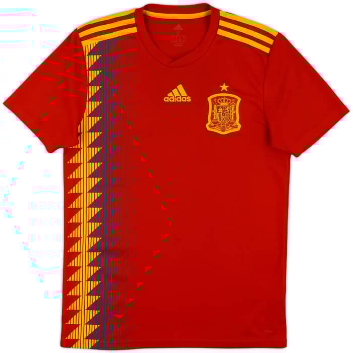 2018-19 Spain Home Shirt - 9/10 - (S)
