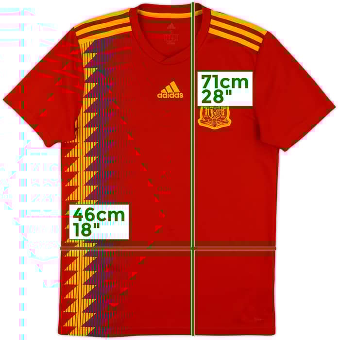 2018-19 Spain Home Shirt - 9/10 - (S)