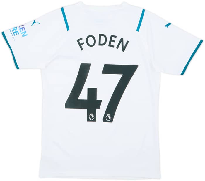 2021-22 Manchester City Away Shirt Foden #47 - 8/10 - (S)