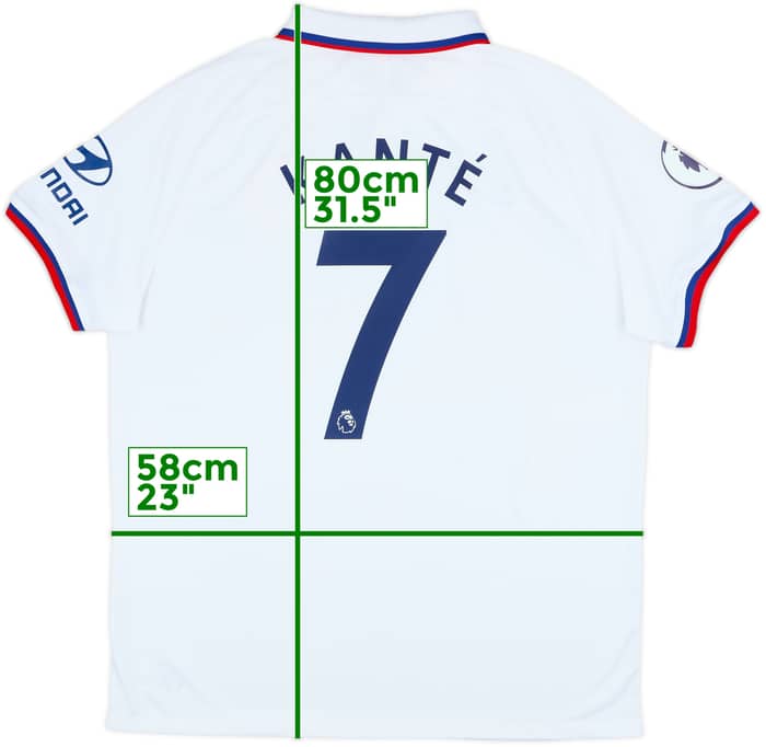 2019-20 Chelsea Away Shirt Kante #7 - 9/10 - (XL)