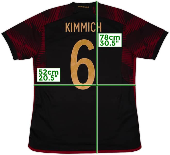 2022-23 Germany Away Shirt Kimmich #6 - 10/10 - (L)