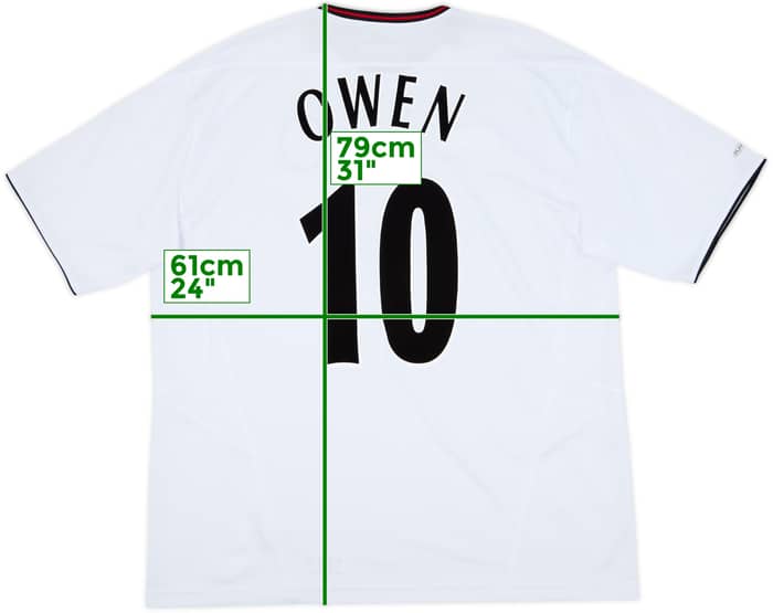 2003-04 Liverpool Away Shirt Owen #10 - 7/10 - (XL)