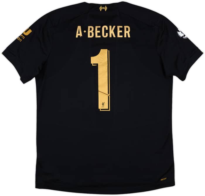 2019-20 Liverpool GK S/S Shirt A.Becker #1 - 5/10 - (XL)
