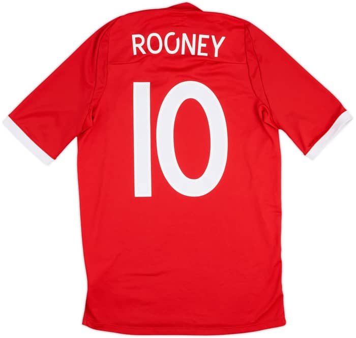 2010-11 England Away Shirt Rooney #10 - 6/10 - (S)