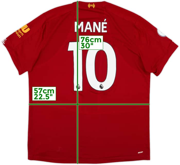 2019-20 Liverpool Home Shirt Mane #10 - 7/10 - (XL)