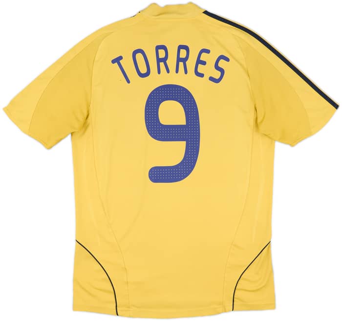 2008-10 Spain Away Shirt Torres #9 - 8/10 - (M)