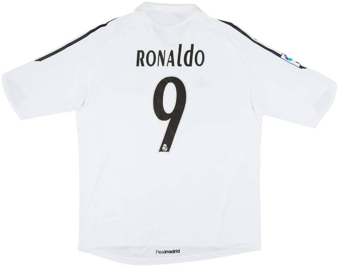 2005-06 Real Madrid Home Shirt Ronaldo #9 - 5/10 - (XL)