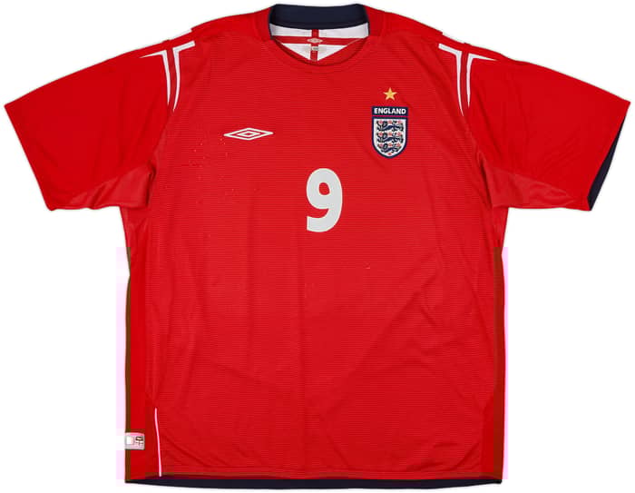 2004-06 England Away Shirt Rooney #9 - 6/10 - (XXL)