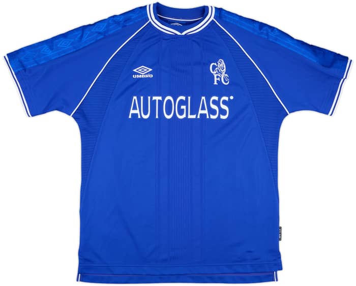 1999-01 Chelsea Home Shirt Zola #25 - 9/10 - (L)