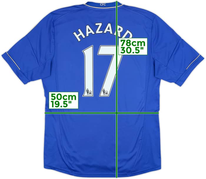 2012-13 Chelsea Home Shirt Hazard #17 - 5/10 - (L)
