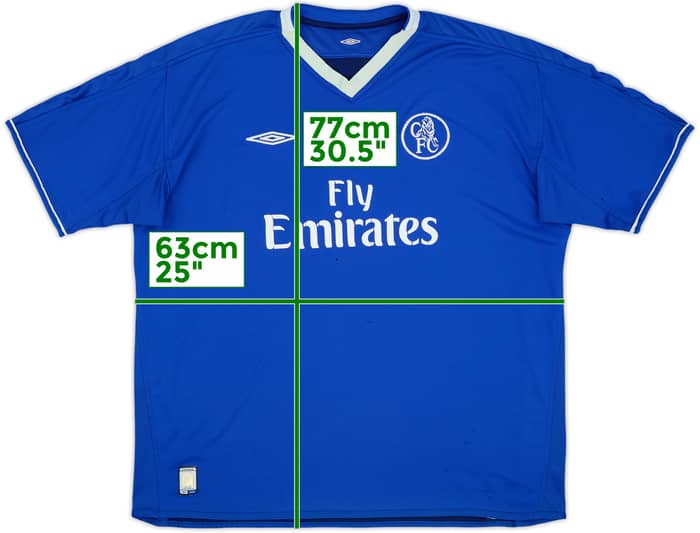 2003-05 Chelsea Home Shirt - 5/10 - (XXL)