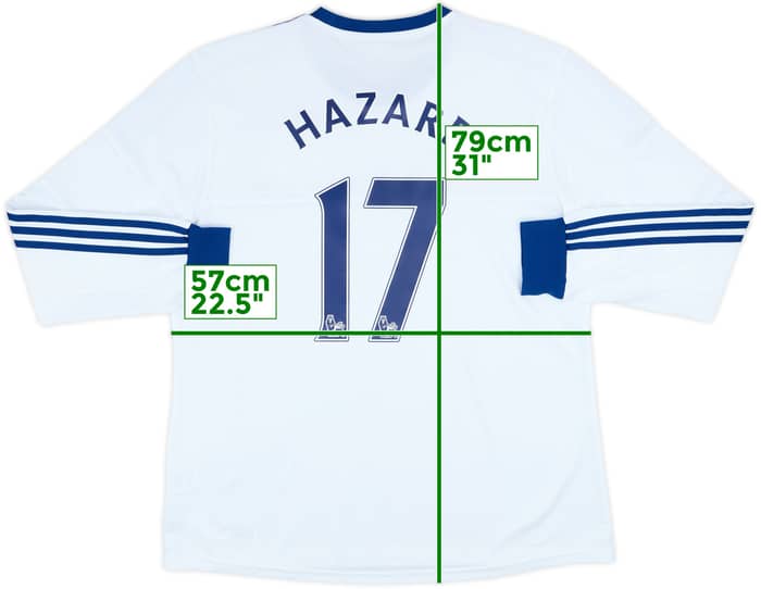 2013-14 Chelsea Away L/S Shirt Hazard #17 - 10/10 - (XL)
