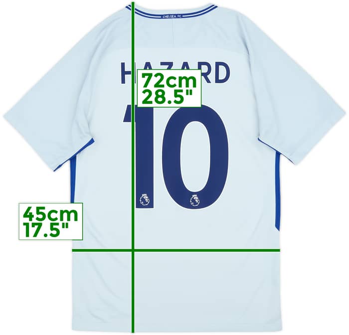2017-18 Chelsea Away Shirt Hazard #10 - 9/10 - (S)