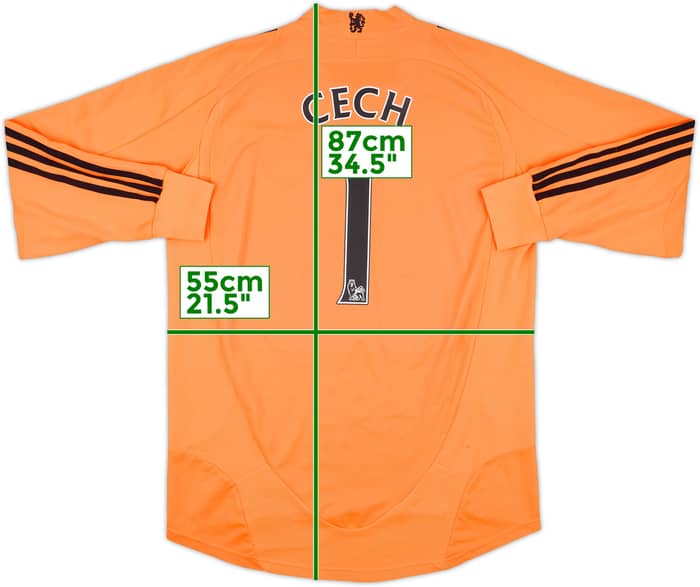 2008-09 Chelsea GK Shirt Cech #1 - 8/10 - (L)