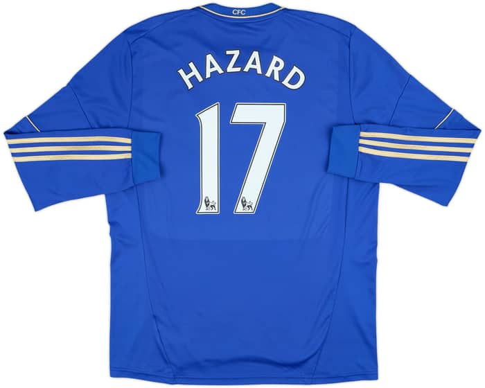 2012-13 Chelsea Home L/S Shirt Hazard #17 - 8/10 - (XL)