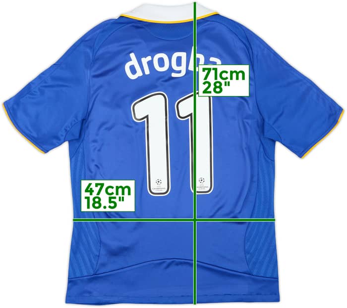 2008-09 Chelsea Home Shirt Drogba #11 - 7/10 - (S)