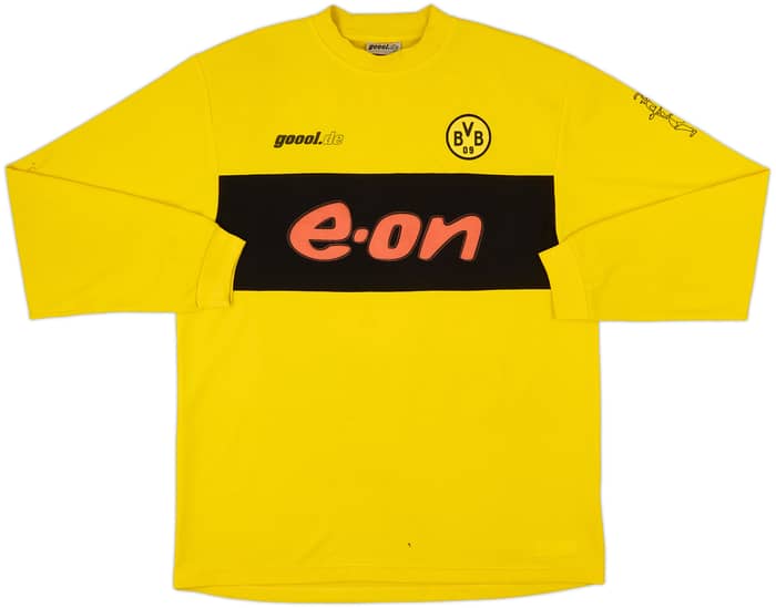 2002-03 Borussia Dortmund Home L/S Shirt Rosicky #10 - 6/10 - (M)