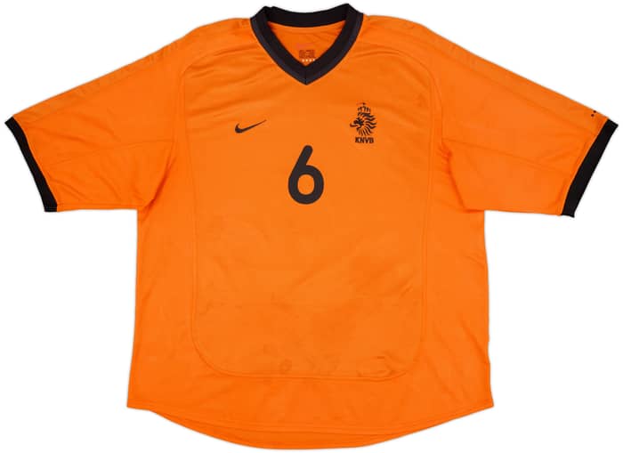 2000-02 Netherlands Home Shirt Seedorf #6 - 8/10 - (L)
