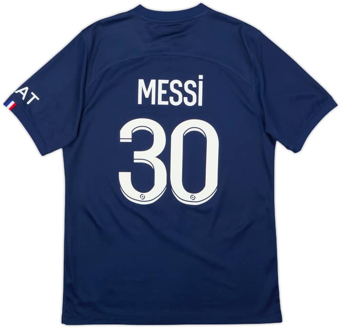 2022-23 Paris Saint-Germain Home Shirt Messi #30 - 6/10 - (M)
