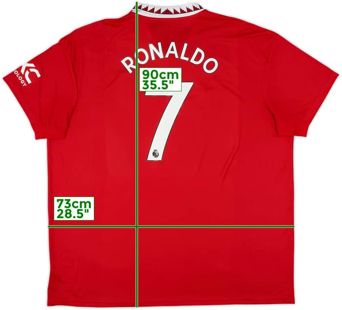 2022-23 Manchester United Home Shirt Ronaldo #7 - 9/10 - (3XL)
