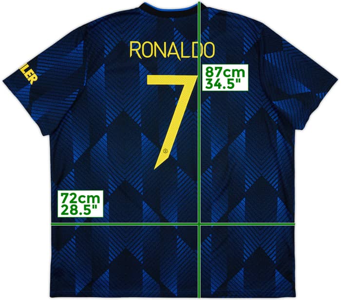 2021-22 Manchester United Third Shirt Ronaldo #7 - 10/10 - (3XL)