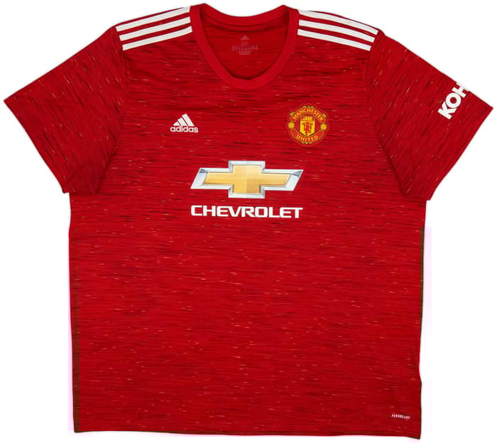 2020-21 Manchester United Home Shirt B.Fernandes #18 - 9/10 - (3XL)