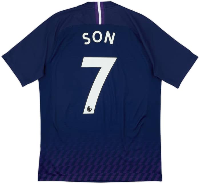 2019-20 Tottenham Authentic Away Shirt Son #7 - 10/10 - (M)