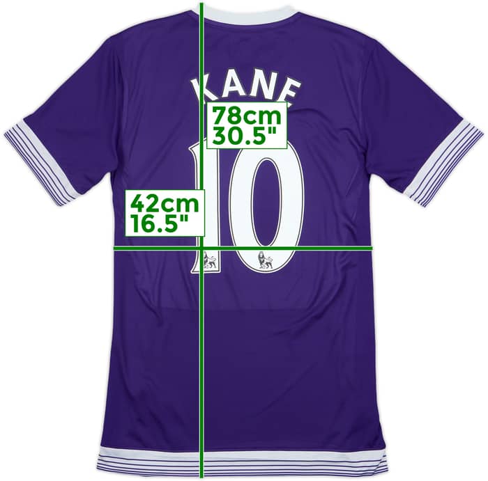 2015-16 Tottenham Third Shirt Kane #10 - 6/10 - (S)