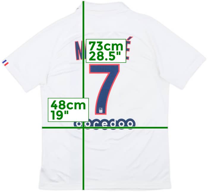 2019-20 Paris Saint-Germain Third Shirt Mbappe #7 - 6/10 - (M)