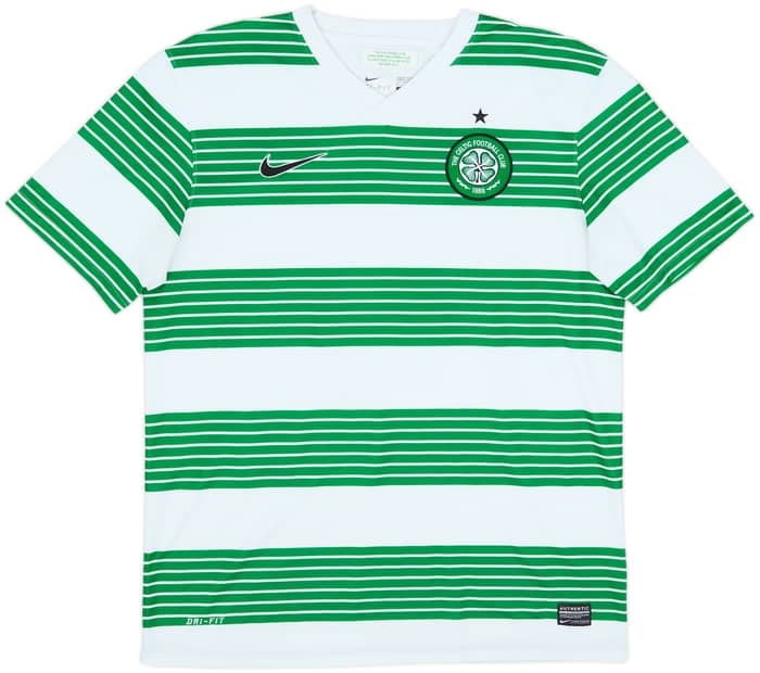 2013-15 Celtic Home Shirt Virgil #5 - 9/10 - (M)