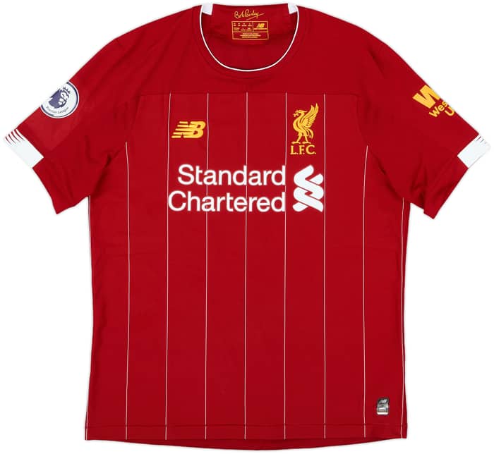 2019-20 Liverpool Home Shirt Virgil #4 - 8/10 - (M)