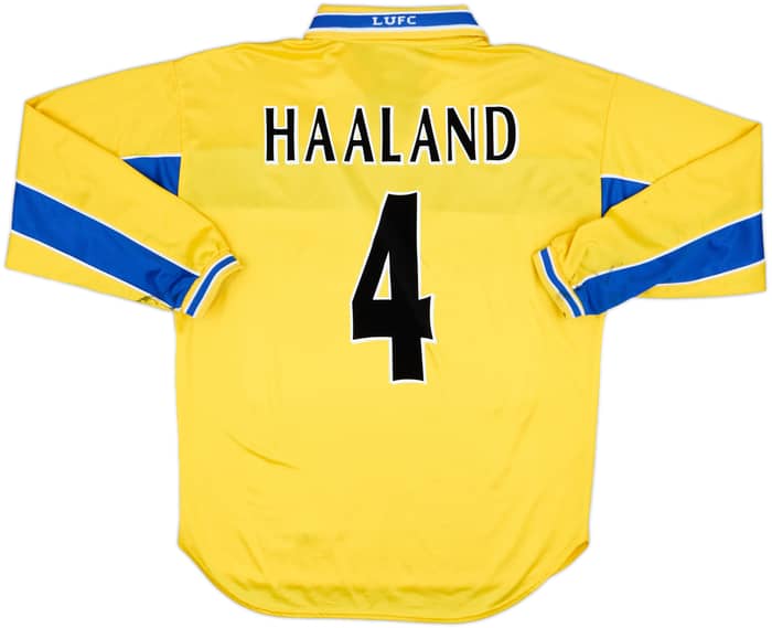 1999-00 Leeds United Third L/S Shirt Haaland #4 - 7/10 - (L)