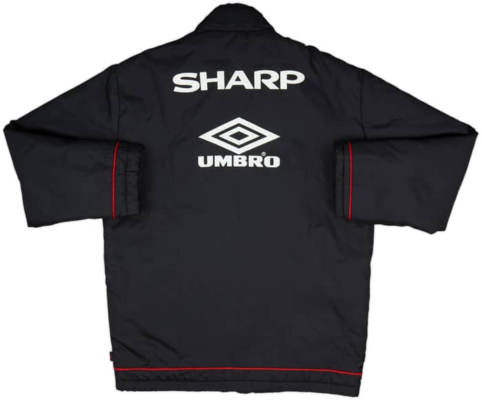 1998-99 Manchester United Umbro Padded Bench Coat - 8/10 - (S)