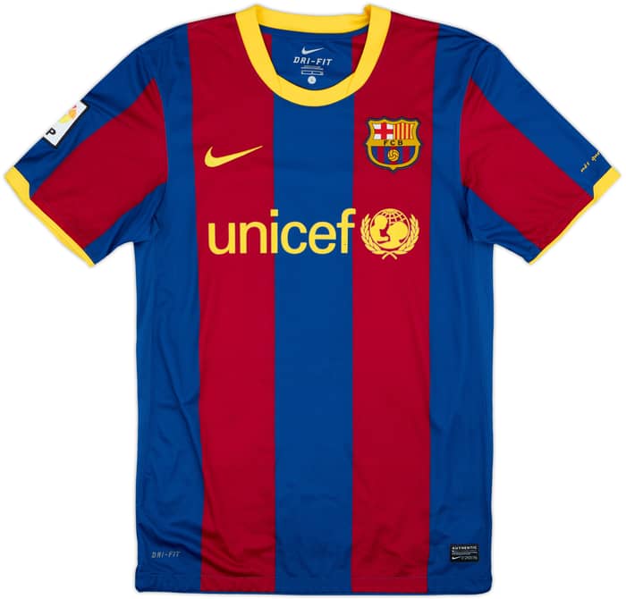 2010-11 Barcelona Home Shirt Messi #10 - 6/10 - (S)