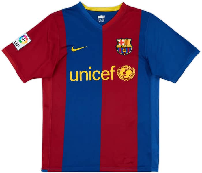 2006-07 Barcelona Home Shirt Ronaldinho #10 - 9/10 - (S)