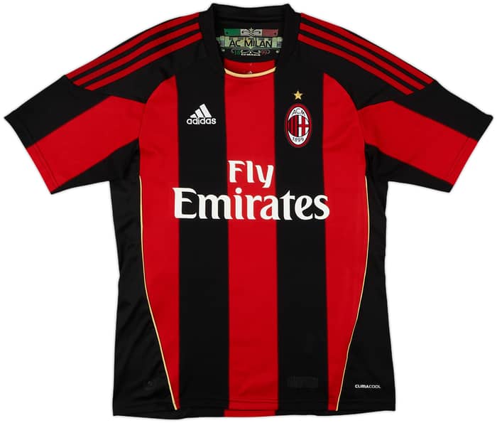 2010-11 AC Milan Home Shirt Ibrahimovic #11 - 8/10 - (S)