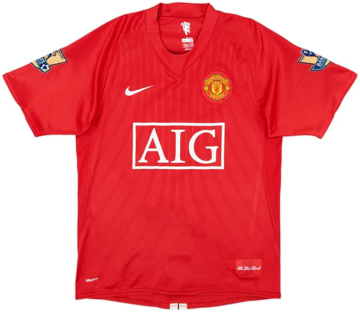 2007-09 Manchester United Home Shirt Ronaldo #7 - 7/10 - (S)