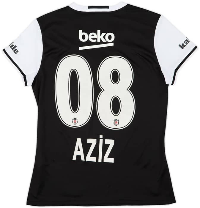 2016-17 Besiktas Away Shirt Aziz #08 - 6/10 - (Women's L)