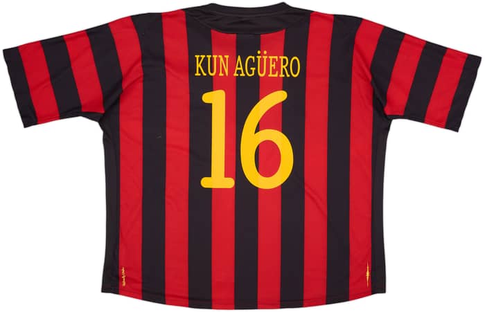 2011-12 Manchester City Away Shirt Kun Aguero #16 - 6/10 - (3XL)