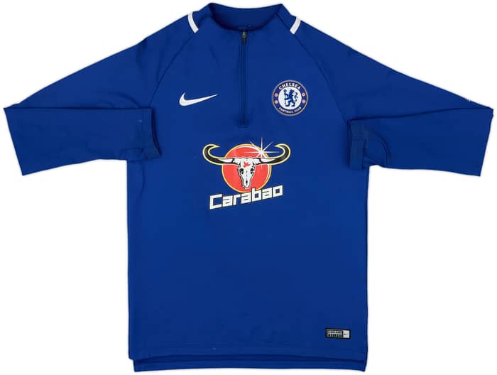 2017-18 Chelsea adidas 1/4 Zip Drill Top - 8/10 - (S)