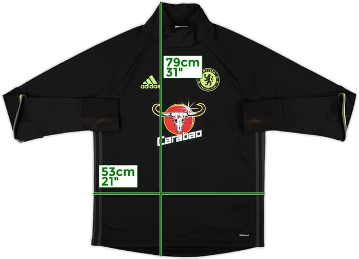 2016-17 Chelsea adidas Sweat Top - 10/10 - (M)