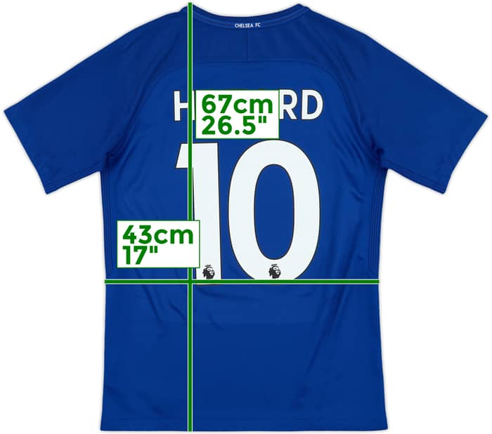 2017-18 Chelsea Home Shirt Hazard #10 - 10/10 - (XL.Boys)